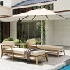 Outsunny Parasol déporté carré inclinable manivelle avec Voir les images du produit 4