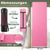 RE:SPORT Yogamatte Rosa 183x61cm Fitnessmatte Produktbild-Vorschau 3