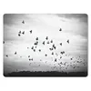 MuchoWow® Mauspad Mousepad Tiere - Vögel - Wolken - Schwarz Produktbild-Vorschau 1