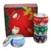 4er-Set Duftkerzen im Glas, Weihnachtskerzen, kleine Produktbild-Vorschau 1