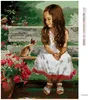 Diamondi - Diamond painting - MÄDCHEN MIT KÄTZCHEN, 40X50 Produktbild-Vorschau 3