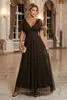 Numoco Abendkleid Melania Maxikleid Partykleid, braun mit Produktbild-Vorschau 5