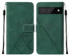 Google Pixel 6 Hülle, Schlank Prägung Flip Leder Produktbild-Vorschau 1