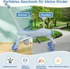 COSTWAY tříkolka s tlačnou tyčí, 2 v 1, odrážecí a klouzací Náhled obrázku produktu 5