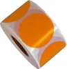 DULA runde Etiketten, Orange, 35 mm, Verschlusssiegel Produktbild-Vorschau 2
