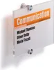 DURABLE Türschild CRYSTAL SIGN® A5 quer, 482319 transparent Produktbild-Vorschau 2
