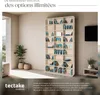 Étagère bibliothèque Christel 180 x 102 x 23,5cm - marron Voir les images du produit 3