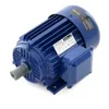 A blue electric motor is shown against a white background. Produktbild-Vorschau