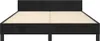 vidaXL Bettgestell ohne Matratze Schwarz 140x190 cm Samt Produktbild-Vorschau 4