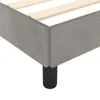 Bettgestell ohne Matratze Hellgrau 120x190 cm Samt Produktbild-Vorschau 6