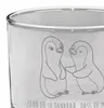Mr. & Mrs. Panda Whiskyglas Pinguine trösten - Transparent Produktbild-Vorschau 5