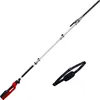 A long pole hedge trimmer and a shoulder strap are shown against a white background. Náhled obrázku produktu