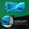 Wandbild Leinwand Bilder Wanduhr Geräuschlos 60x30 Malerei Produktbild-Vorschau 5