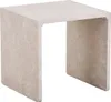 A single marble-patterned side table on a white background. Podgląd zdjęcia produktu
