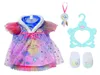 Baby Annabell Sweet Dreams Nachthemd für 43 cm Puppen mit Produktbild-Vorschau 3