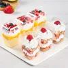 Dessertbecher aus Kunststoff mit Deckel und Löffeln, 150 Produktbild-Vorschau 4