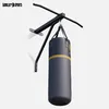 A boxing bag and pull-up bar mounted on a wall. Produktbild-Vorschau