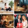 Collage of four scenes showing a candle warmer lamp in different home settings and with different people. Náhled obrázku produktu