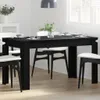vidaXL Esstisch Schwarze Eiche 140 x 74,5 x 76 cm Produktbild-Vorschau 2