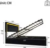 Hydraulisches Boxspringbett 160x200cm LED-Bettrahmen Produktbild-Vorschau 7