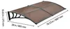 VEVOR Overkapping voor voordeur, 965x1987 mm, hellend dak, Productafbeelding-voorbeeld 8