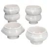 6x LEO Lion's Head Tureens 250ml bílá 6 osob Polévková Náhled obrázku produktu 2