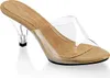 BELLE-301 Damen Slipper von Fabulicious, Transparent Beige Produktbild-Vorschau 1