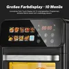 Multifunkční horkovzdušná fritéza Zimilo 10 l s 10 programy Náhled obrázku produktu 8