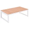 5-tlg. Garten-Lounge-Set mit Auflagen Aluminium und WPC Produktbild-Vorschau 3