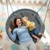 Houpací síť Relaxdays, kulatá houpací síť, XL, nosnost až Náhled obrázku produktu 3