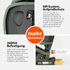 Collage of images and text highlighting features of a car seat. Náhled obrázku produktu
