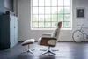 KAWOLA Sessel TOSAR Relaxsessel drehbar Leder grau mit Produktbild-Vorschau 3