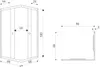 Kerra Olga SQ 100x70 Duschkabine ohne Duschwanne, Produktbild-Vorschau 2