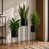 Howhomely | Portafiori - Nero - Altezza 75 cm - Metallo - Anteprima dell’immagine prodotto 13