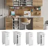 Unterschrank Vicco R-Line Weiß Hochglanz 30 cm mit Produktbild-Vorschau 2