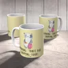 Mr. & Mrs. Panda Tasse Tante Shopping - Gelb Pastell - Produktbild-Vorschau 5
