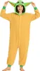 Onesie Kigurumi Pigiama Star Wars Baby Yoda Grogu Costume Anteprima dell’immagine prodotto 3