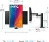 BenQ Monitor PD2706UA 4K Ultra HD Display 68,58 cm (27') Produktbild-Vorschau 3