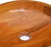 vidaXL Umywalka z litego drewna tekowego Φ40x10 cm Podgląd zdjęcia produktu 4