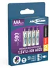 1x4 Ansmann lítiová nabíjateľná batéria Micro AAA 400mAh + Náhľad obrázku produktu 16