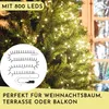Nordstern LED Büschel Lichterkette Warmweiß 800 LEDs - Produktbild-Vorschau 5