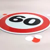 Metallschild mit Verkehrszeichen als Dekoration zum 60. Produktbild-Vorschau 5
