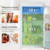 HOMCOM 91L Kühlschrank mit Gefrierfach 81L+10L Klein Produktbild-Vorschau 4