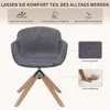 Esszimmerstühle drehbar 2er Set, moderner Küchenstuhl mit Produktbild-Vorschau 5
