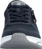 Auf dem Bild ist ein blauer Freizeitschuh zu sehen der von der linken Seite abgebildet ist. Der Schuh hat eine sportliche Form und eine strukturierte Oberfläche. Produktbild-Vorschau