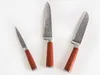Three knives are laid out on a white background. Náhled obrázku produktu