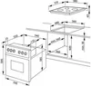 Amica EHEG 933 101 E, Gaskochfeld, 4 Zone(n), Glaskeramik, Produktbild-Vorschau 3