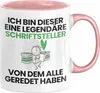 Schriftsteller Geschenk Tasse Lustige Geschenkidee Produktbild-Vorschau 1