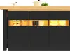 Tavolo da bar allungabile con LED, tavolo da pranzo Anteprima dell’immagine prodotto 9