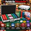 Poker Set 300 Chips mit Koffer – Komplett Pokerkoffer mit Produktbild-Vorschau 4